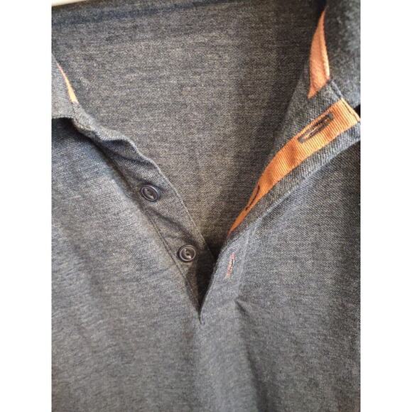 Toad & Co Eco Polo Shirt Mens XL Navy Blue Short Sleeve Recycled Sustainable - Picture 3 of 3